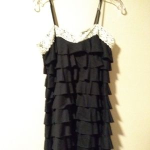 Twenty One Large Black Mini Dress